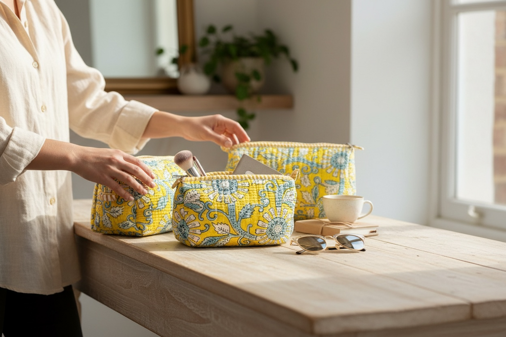 Marigold Set of 3 Pouches