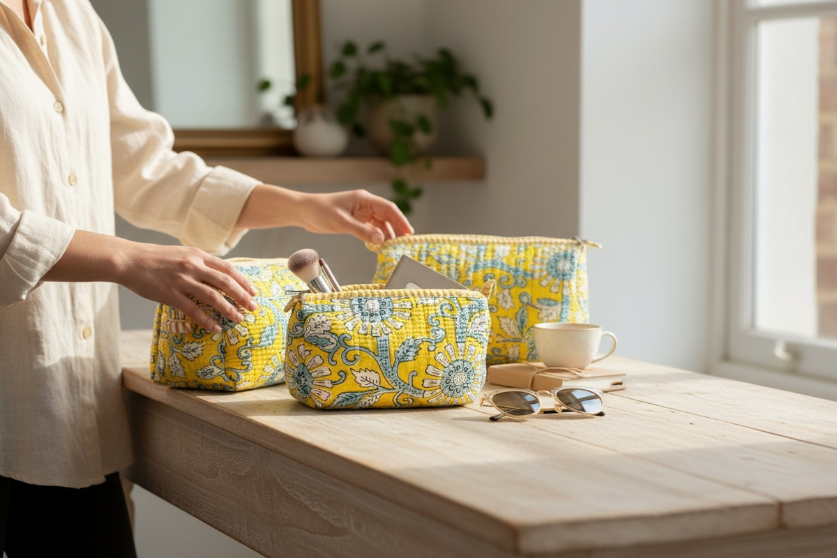 Marigold Set of 3 Pouches