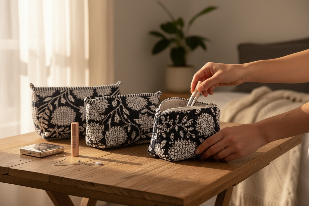 Onyx Set of 3 Pouches