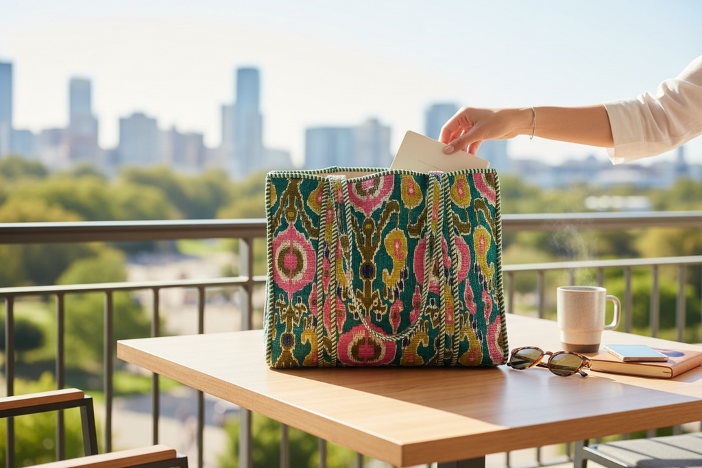 Emerald Bohemian Tote