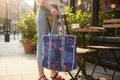 Azure Mirage Quilted Tote