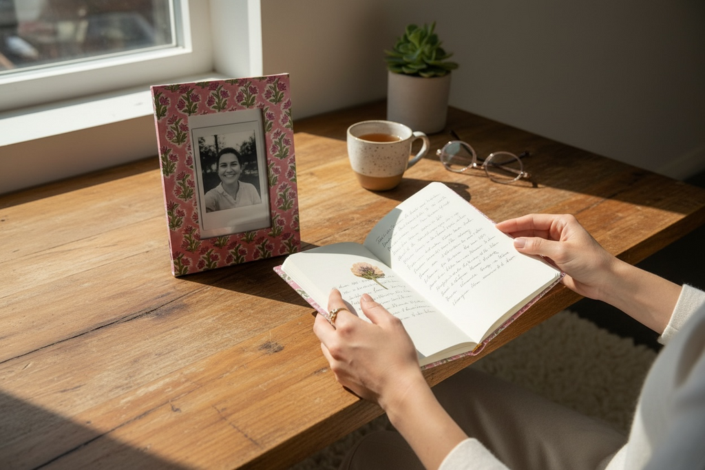 Blush Garden Memory Journal Set