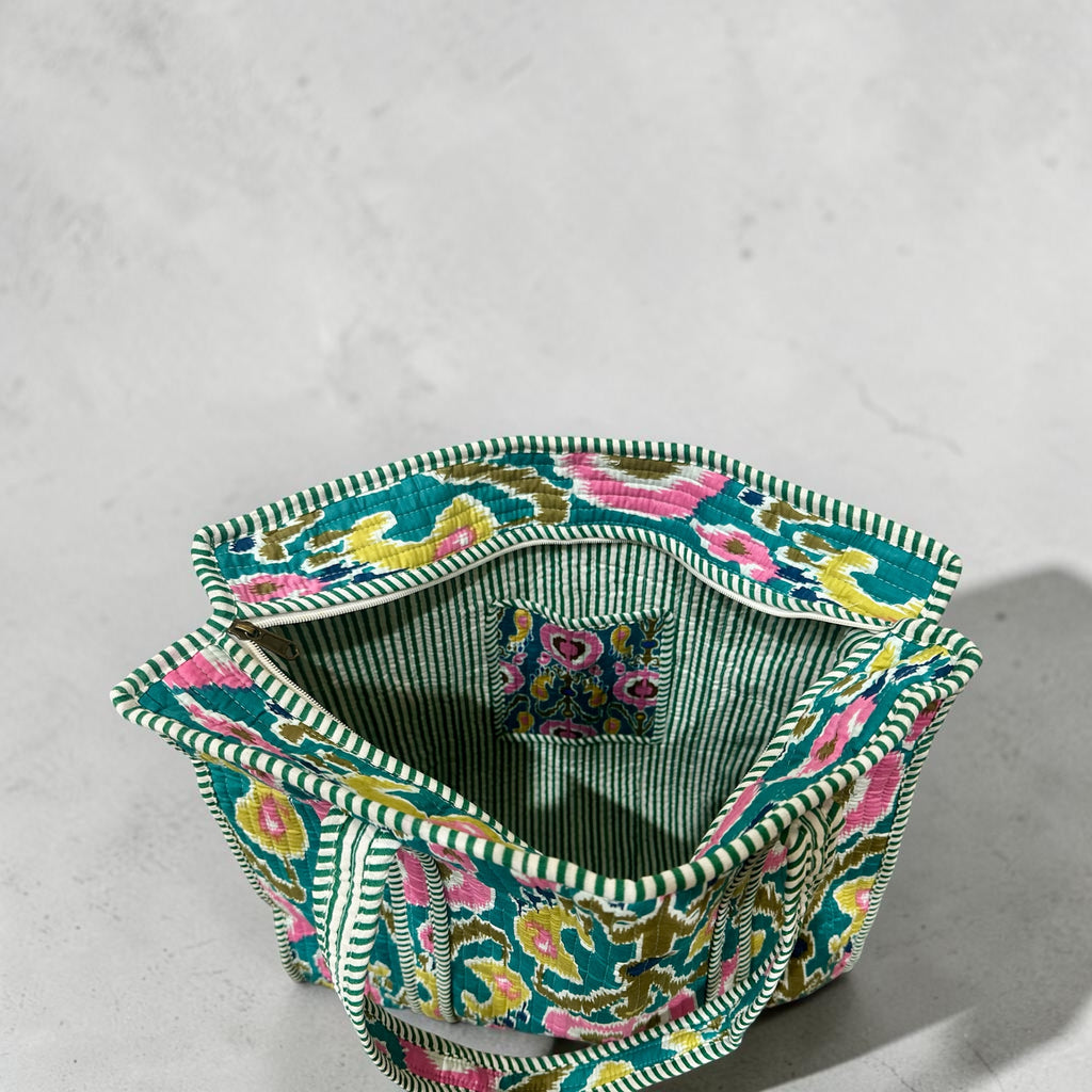 Emerald Bohemian Tote