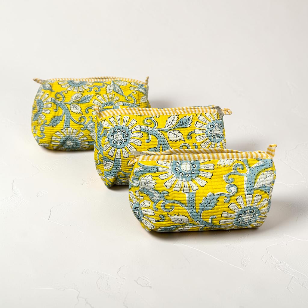 Marigold Set of 3 Pouches
